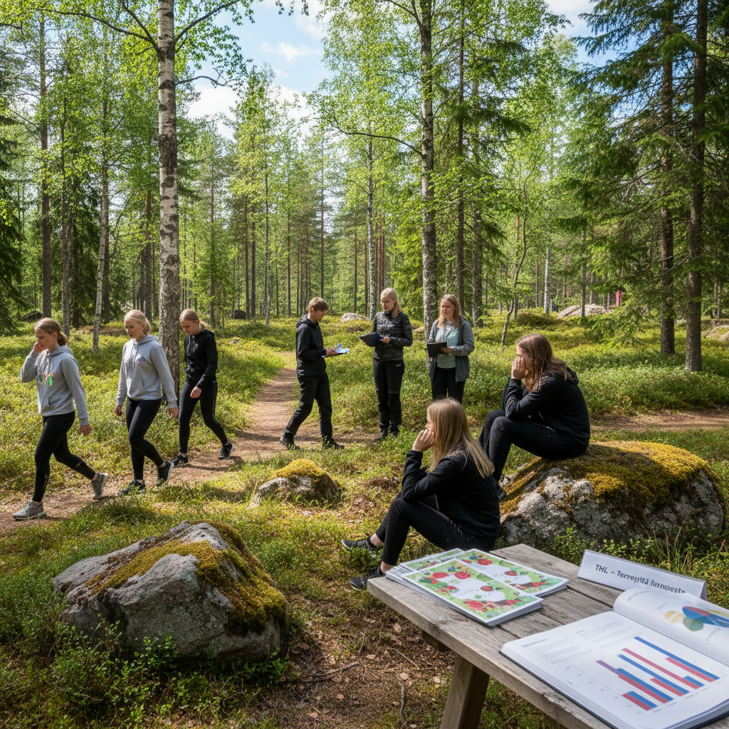 THL kampantoi luonnon terveyshyötyjen puolesta ja julkaisee nuorten ravitsemustutkimuksen