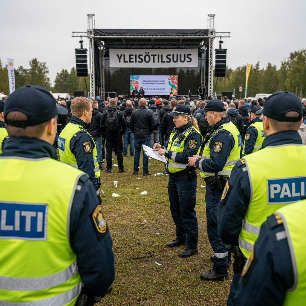Tilapäisten järjestyksenvalvojien käyttö vaatii poliisin erillisen luvan