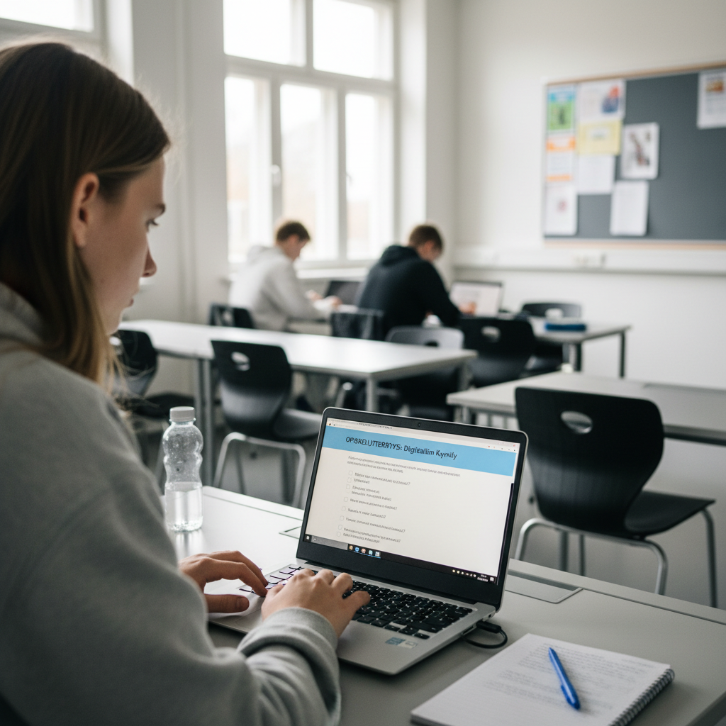 Toisen asteen opiskeluterveydenhuolto siirtyy digitaaliseen terveyskyselyyn