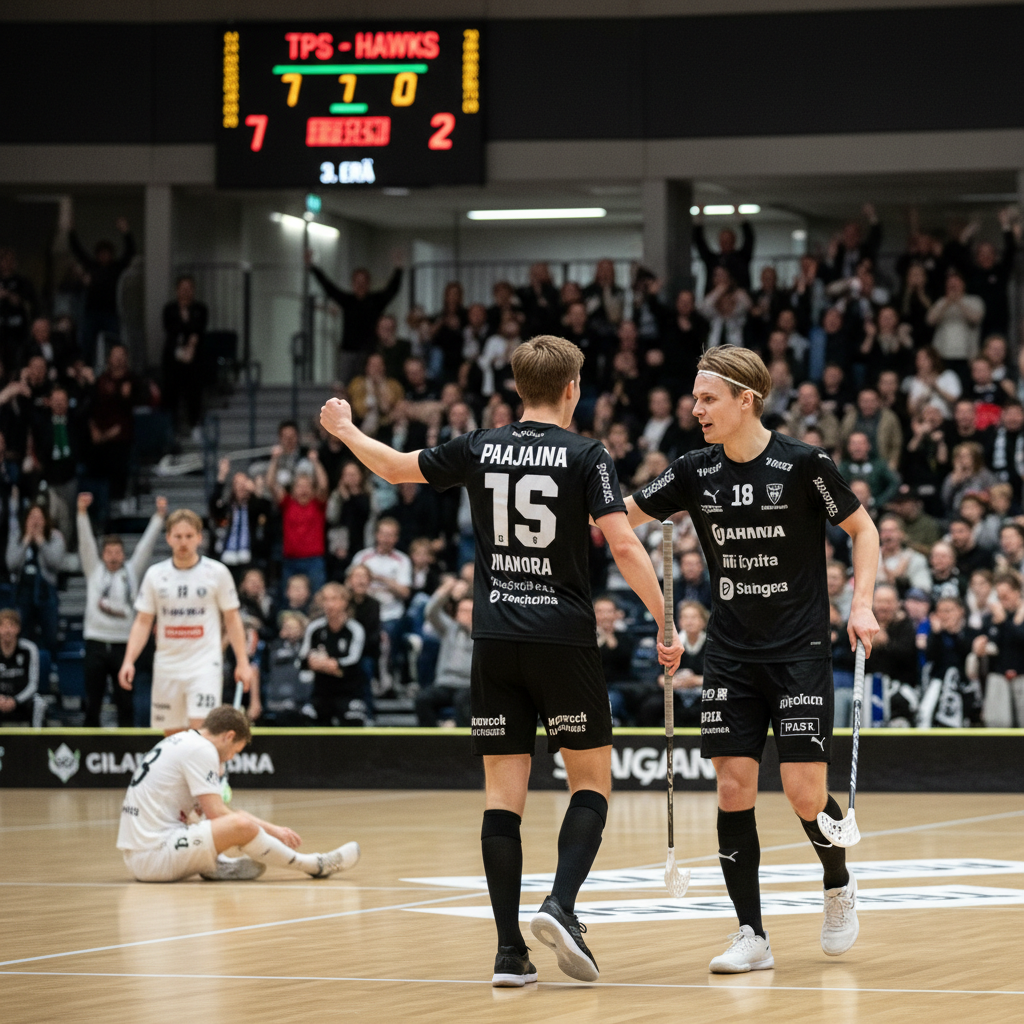 TPS avasi pistetilinsä kotivoitolla Hawksista