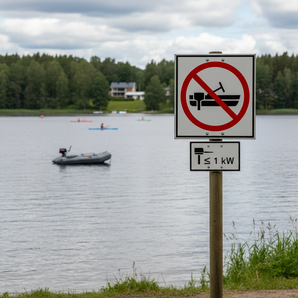 Traficom kieltää moottoriveneilyn Tuusulan Rusutjärvellä