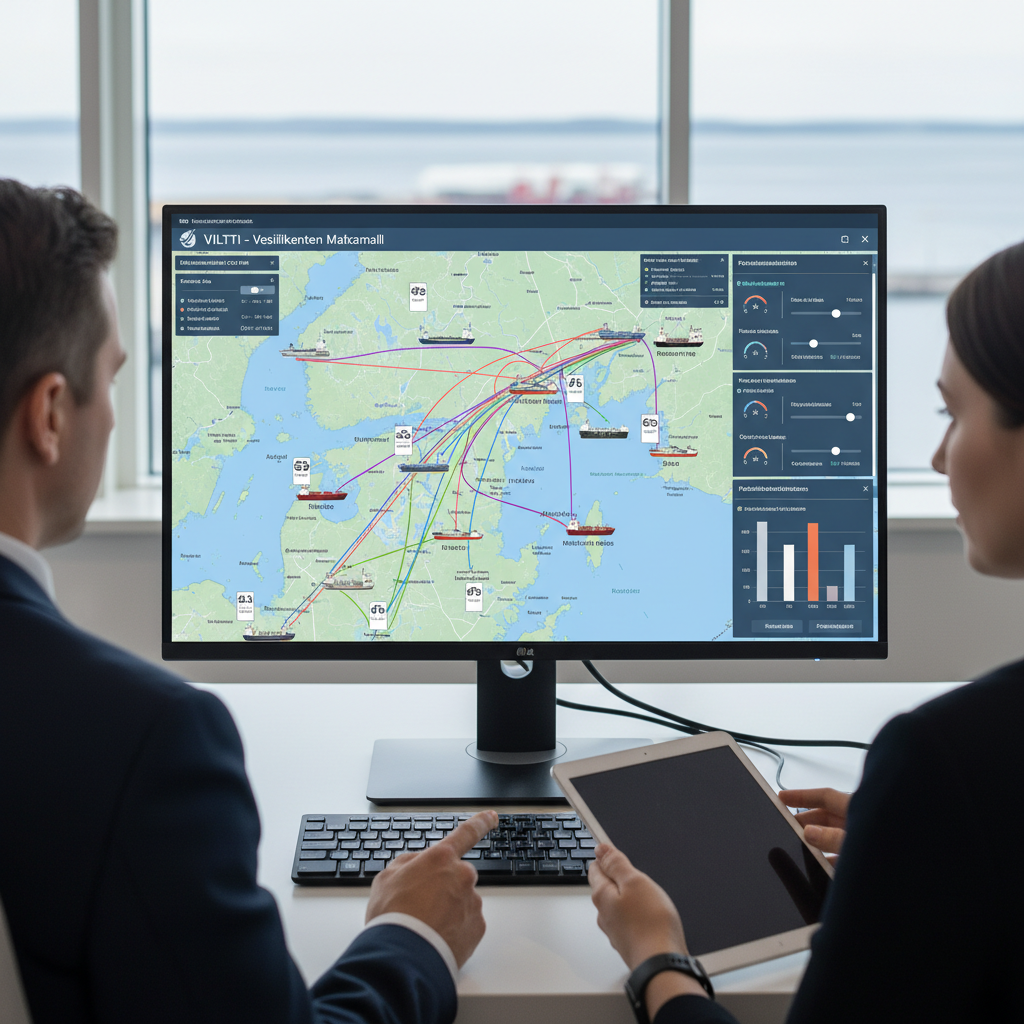 Traficom otti käyttöön uuden työkalun vesiliikenteen päästöjen arviointiin