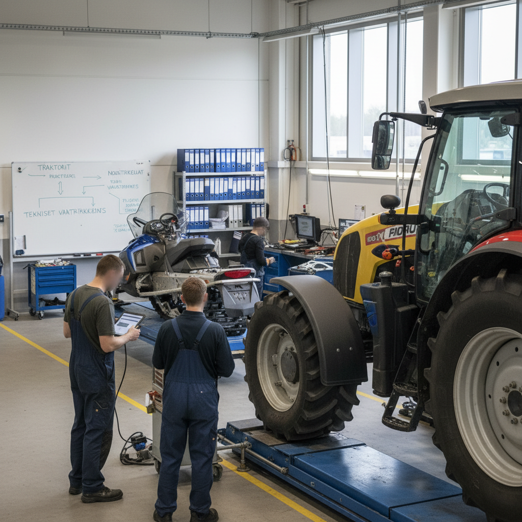 Traficom päivittää traktorien ja moottorikelkkojen teknisiä vaatimuksia