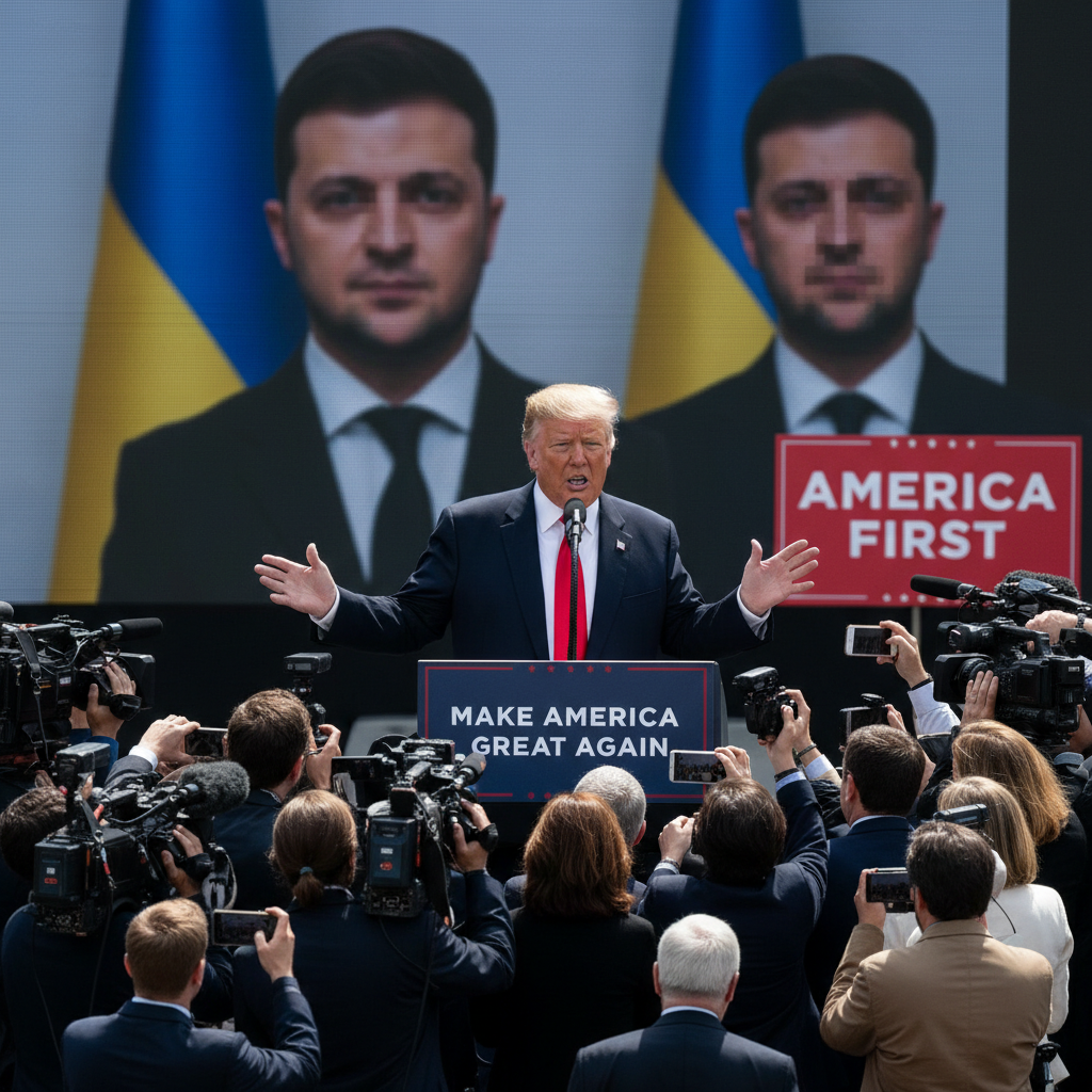 Trump vaatii Ukrainaan uutta presidenttiä – arvostelee Zelenskyin toimintaa