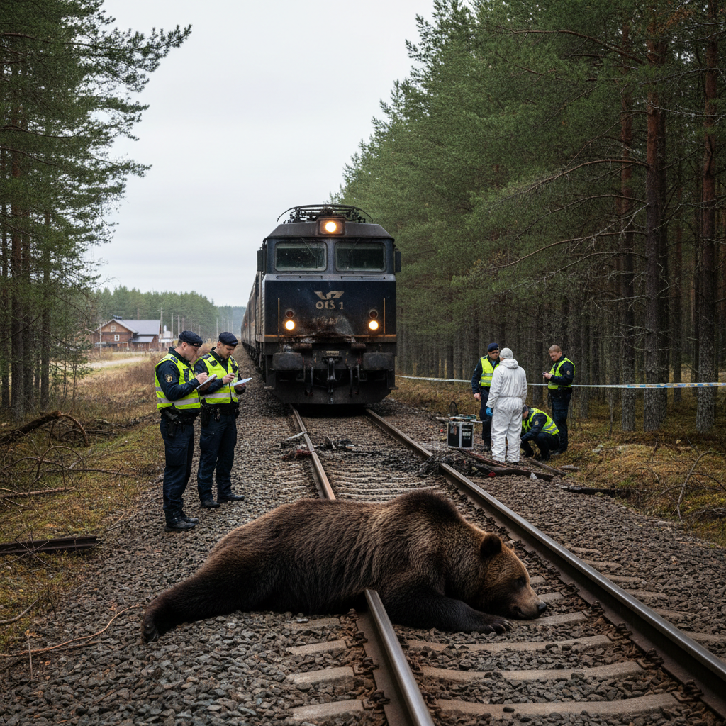 Useita karhuhavaintoja Itä-Suomessa – yksi kuoli junan alle