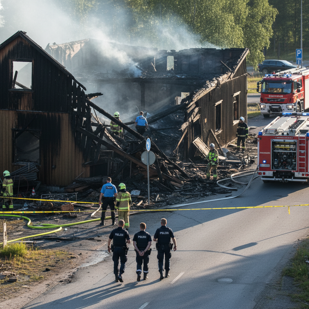 Useita otettu kiinni Kirkkonummen tulipalon sytyttämisestä epäiltynä