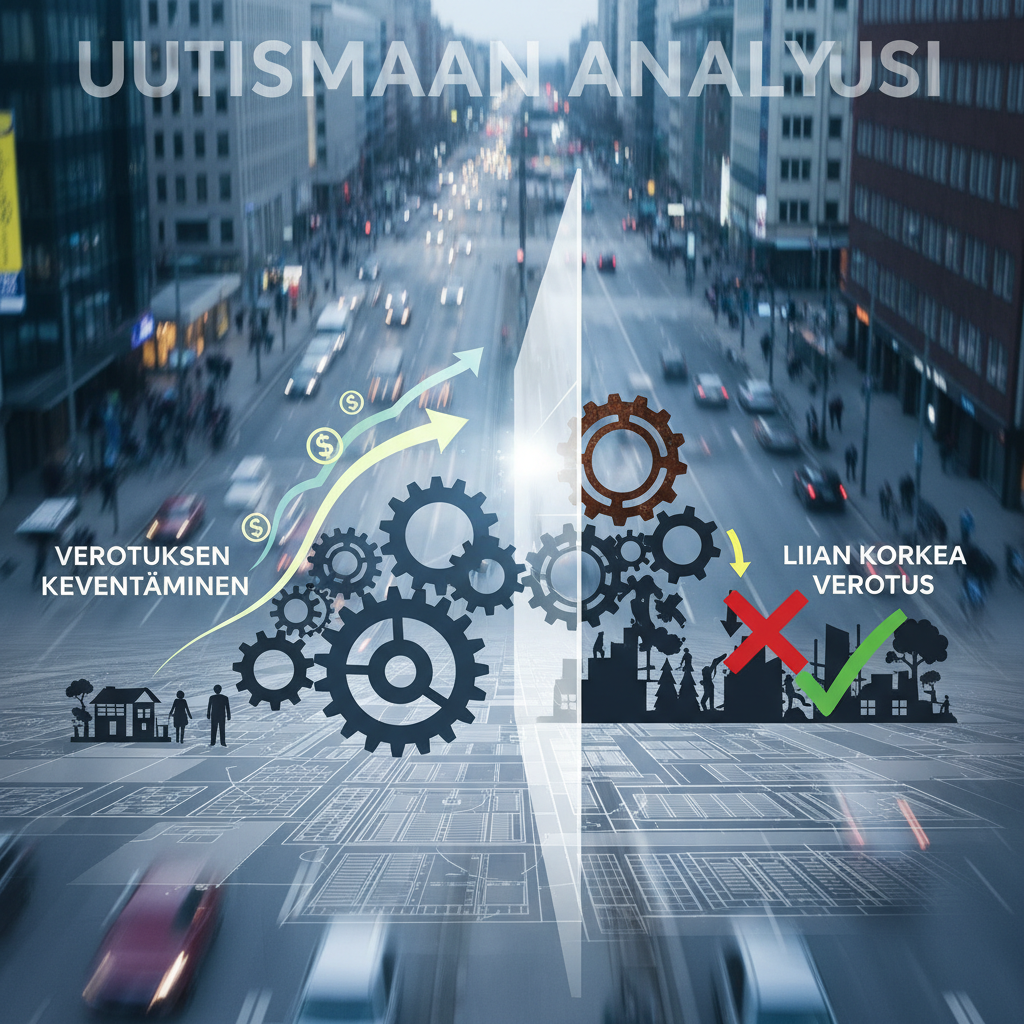 Uutismaan analyysi: Verotuksen keventäminen kilpailukyvyn ja hyvinvoinnin moottorina