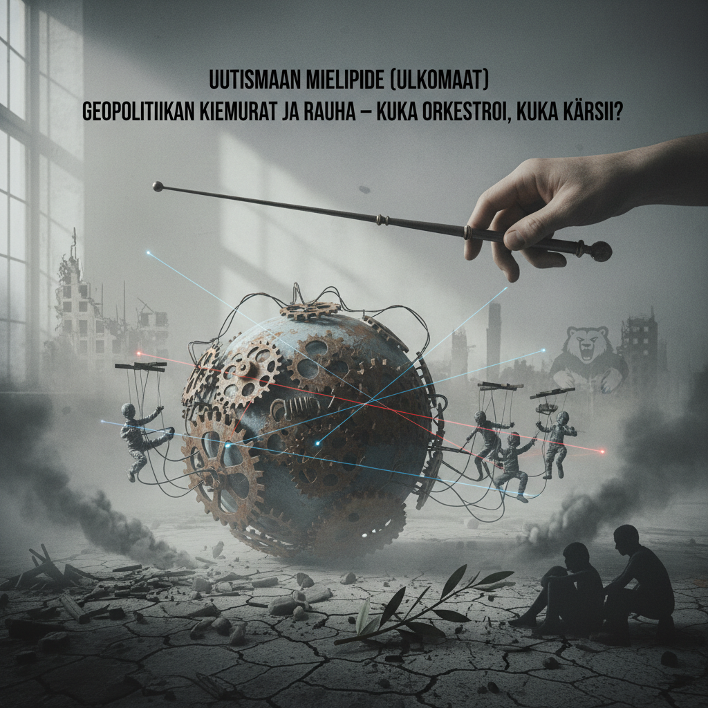 Uutismaan mielipide (Ulkomaat): Geopolitiikan kiemurat ja rauha – Kuka orkestroi, kuka kärsii?