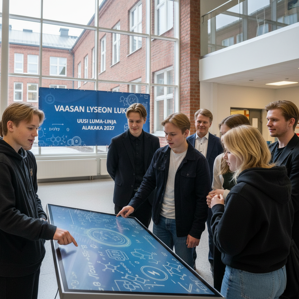 Vaasan lyseon lukioon perustetaan uusi LUMA-linja