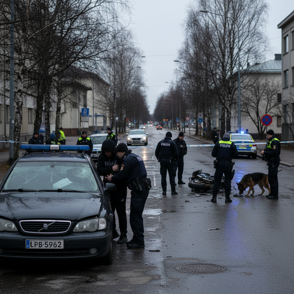 Väkivallan uhkaa ja useita rattijuopumuksia Pohjois-Suomen sunnuntaissa