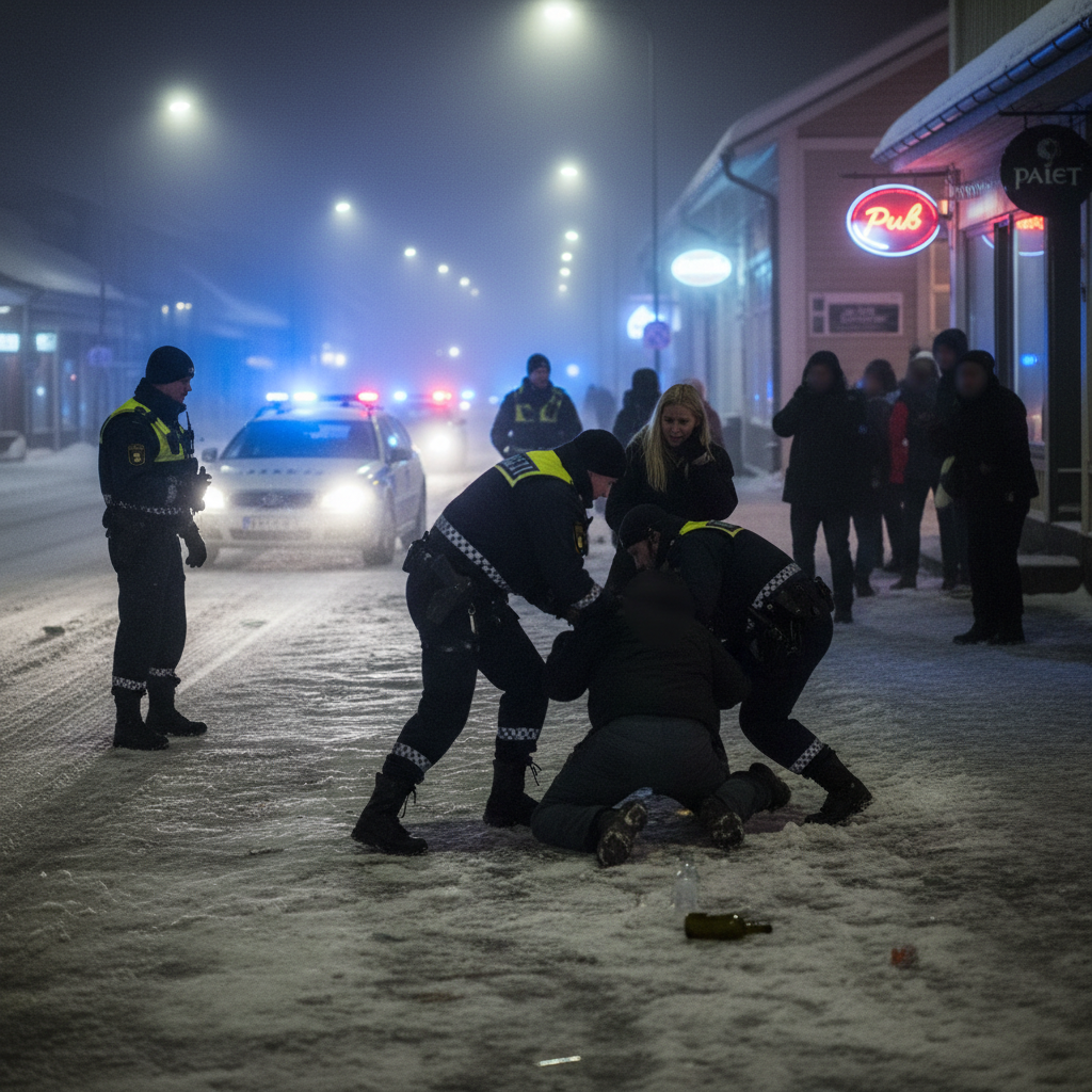 Väkivalta ja järjestyshäiriöt työllistivät Lapin poliisia viikonloppuna