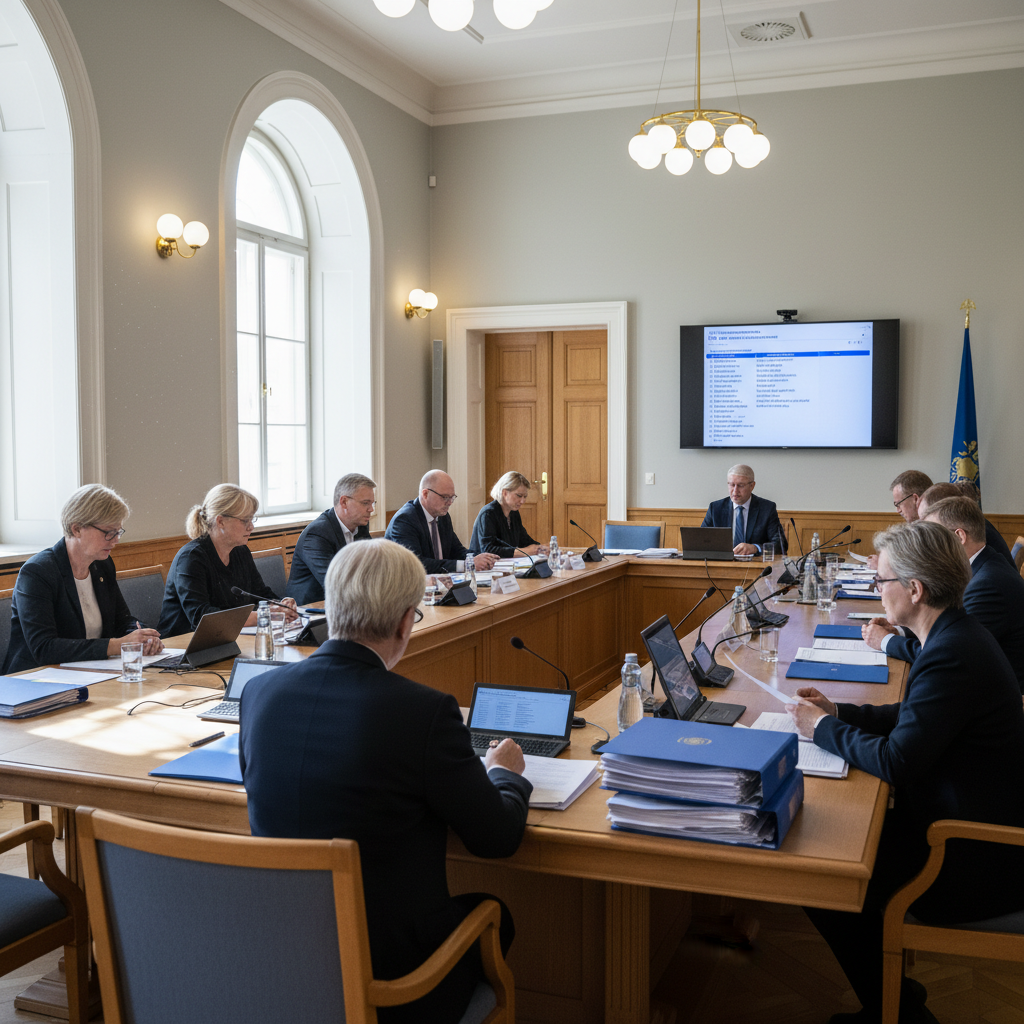 Valtioneuvosto kokoontuu torstaina yleisistuntoon