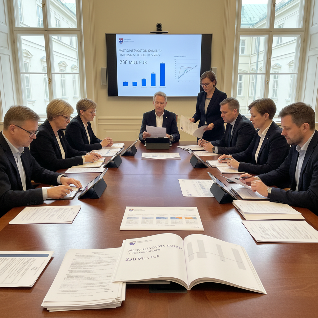 Valtioneuvoston kanslia julkisti talousarvioehdotuksensa vuodelle 2027