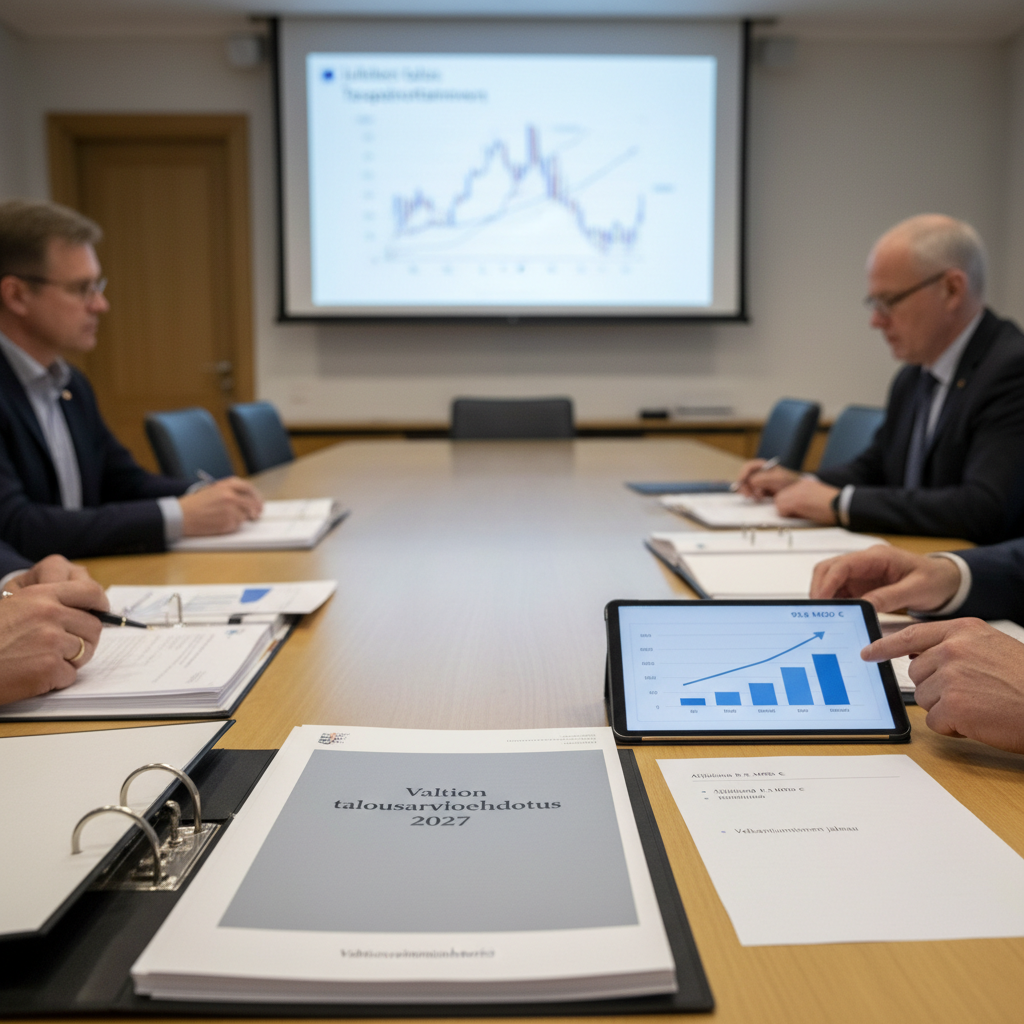 Valtiovarainministeriö julkisti ehdotuksen vuoden 2027 budjetiksi