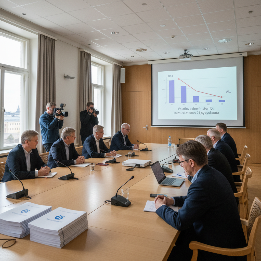 Valtiovarainministeriö: Talouskasvu elpyy mutta alijäämä pysyy syvänä