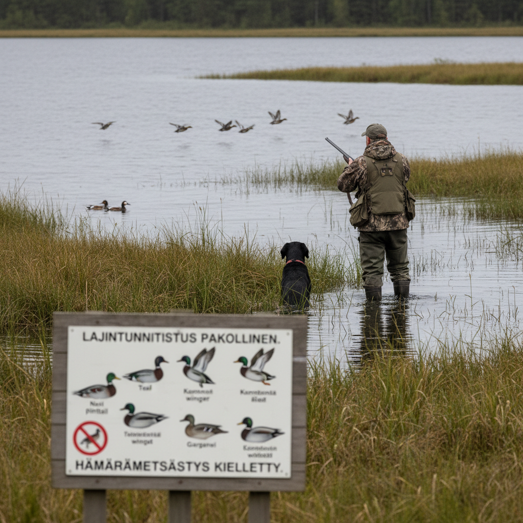 Vesilintujen metsästyskausi alkaa elokuussa tiukin rajoituksin