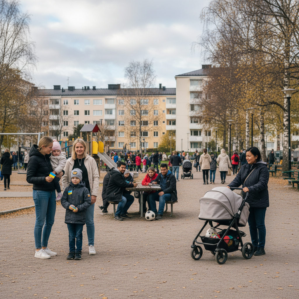 Vieraskielisten perheiden osuus noussut kahdeksaan prosenttiin Suomessa