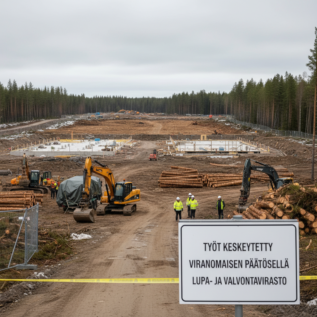 Viranomainen vaatii Googlen datakeskusten valmistelutöitä seis Muhoksella ja Kajaanissa