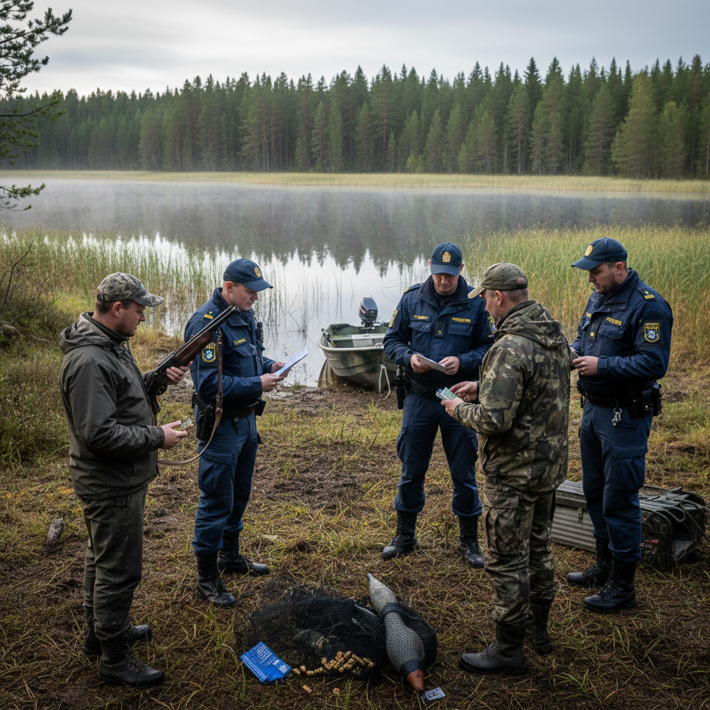 Viranomaiset valvovat metsästyskauden aloitusta Itä-Suomessa