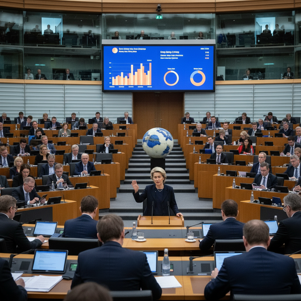 Von der Leyen alusti tulevaa EU-huippukokousta parlamentissa