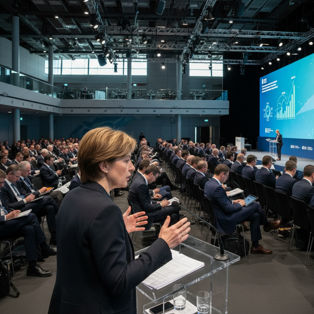 Von der Leyen linjasi Euroopan talouden painopisteitä Pariisissa