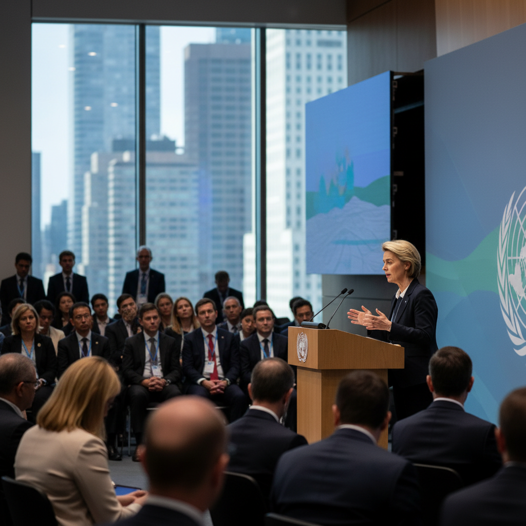 Von der Leyen peräänkuuluttaa kansainvälisen järjestelmän uudistamista