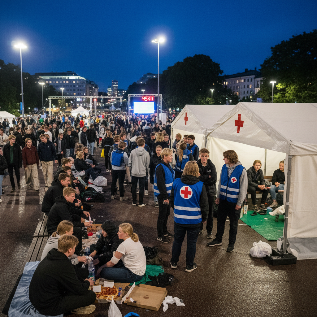 Yli 4 500 nuorta kohdattiin Helsingin päättäjäisillassa