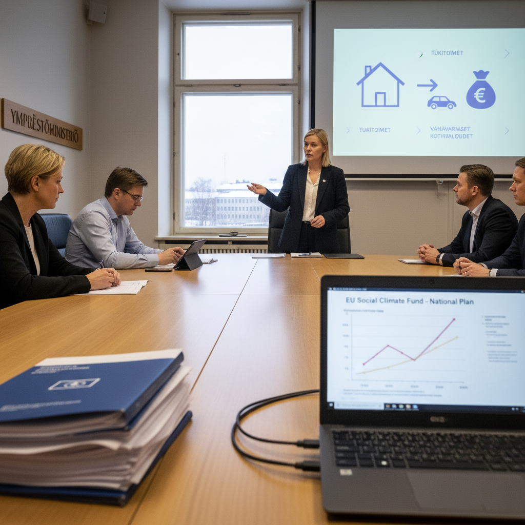 Ympäristöministeriö kerää lausuntoja sosiaalisen ilmastorahaston suunnitelmasta